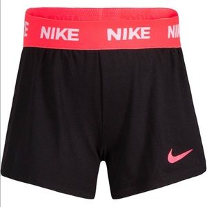 Nike spandex shorts, size Large, black and pink